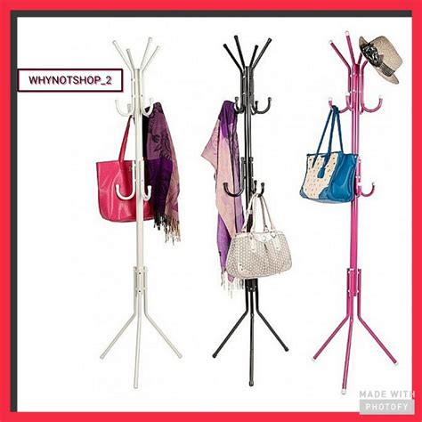 ready stock  hooks hanging pole hanging stand penyangkut berdiri