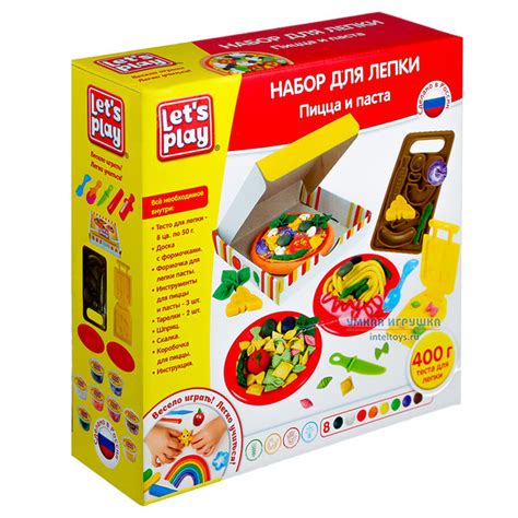 Набор для лепки Let’s Play «Пицца и паста» купить в Москве, Нижнем ...