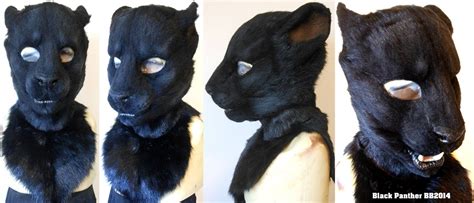 Black Panter Head 02 By Magpieb0nes Black Diy Costumes Deviantart