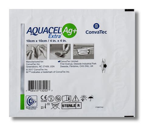 Convatec Aquacel Ag Extra Dressing Health And Nutrition Medical