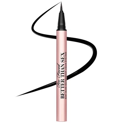 Amazon Too Faced Better Than Sex Easy Glide Waterproof Liquid Eyeliner High Pigment
