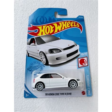 Jual Hotwheels Hot Wheels Honda Civic Type R Ek Putih Hw J Imports Shopee Indonesia