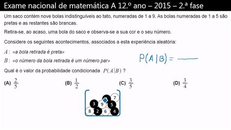 Matemática 12º Ano Probabilidade Condicionada Lei De Laplace Youtube