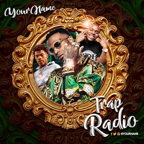 Mixtape Template Trap Radio 8 Mixtapepsd