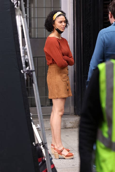 BRIANA MIDDLETON on the Set of Sharper in New York 09/21/2021 – HawtCelebs