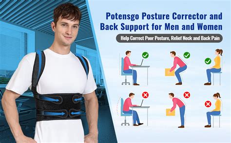 correcteur de posture pour homme  femme redresseur de dos sangle de