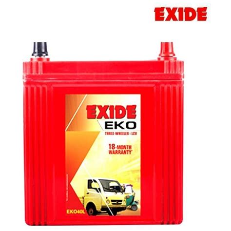 Exide Eco L Three Wheeler Battery Lcv Capacity Ah At Rs In Vapi