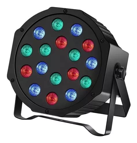 Canhão Led Rgb 18 Leds Dmx Jogo De Luz Laser Festa Dj Balada Frete grátis