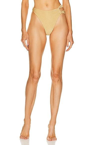 Cult Gaia Jocelyn Bikini Bottom In Black Fwrd