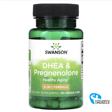 Swanson Dhea And Pregnenolona 60 Cáps