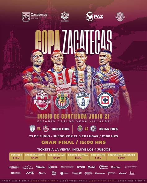 Mineros, Chivas, Cruz Azul y Pachuca en Copa por La Paz - NTR Zacatecas