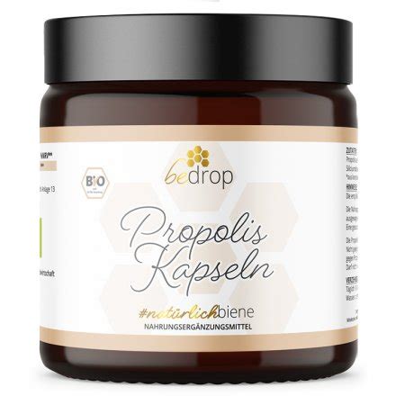 Bedrop Propolis Kapseln In Bio Qualit T Myfairtrade