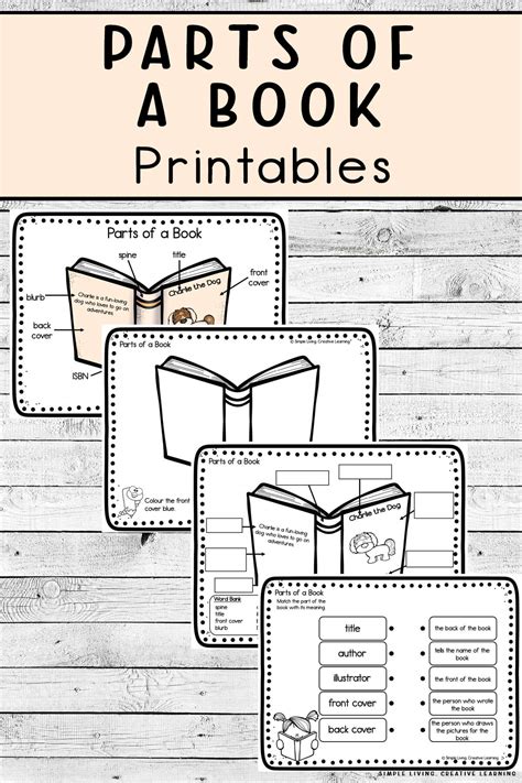 Parts Of A Book Worksheet Amemyid