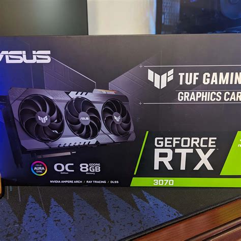 ASUS GeForce RTX 3070 TUF Gaming OC Edition 8GB GDDR6 Ray Tracing DLSS ...