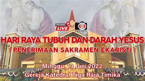 Perayaan Ekaristi Hari Raya Tubuh Dan Darah Yesus Penerimaan Sakramen