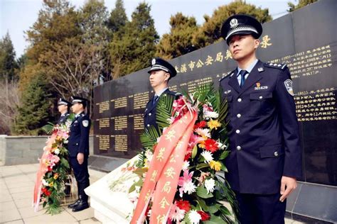 网络中国节·清明丨市公安局举行清明节主题祭奠活动本溪英烈纪念碑