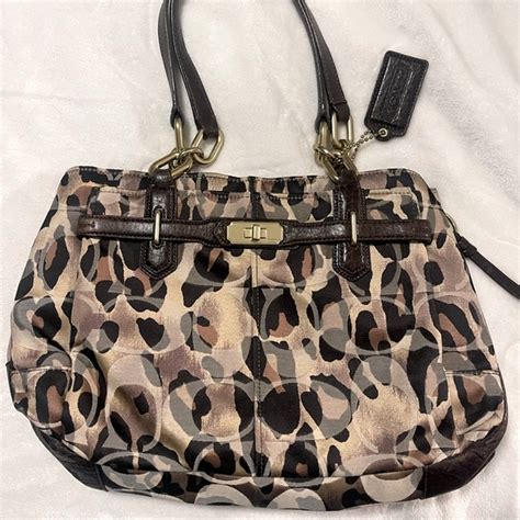 Coach Bags Coach Purse Leopard Poshmark