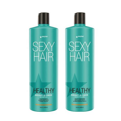Sexy Hair Healthy Bright Blonde Shampoo Conditioner Ml
