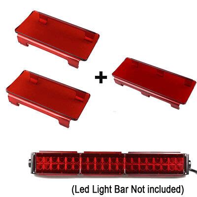 20'' Inch LED Light Bar Protect Covers 8" 6" Set For Truck Offroad 4WD ...