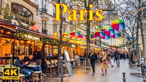 Paris France🇫🇷 Paris December 2023 4k Hdr Walking Tour Paris 4k