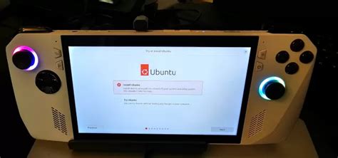 Running Linux On The Asus Rog Ally Gaming Handheld Phoronix