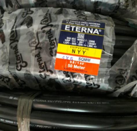 Kabel ETERNA NYY 4x6 50 Meter Lazada Indonesia