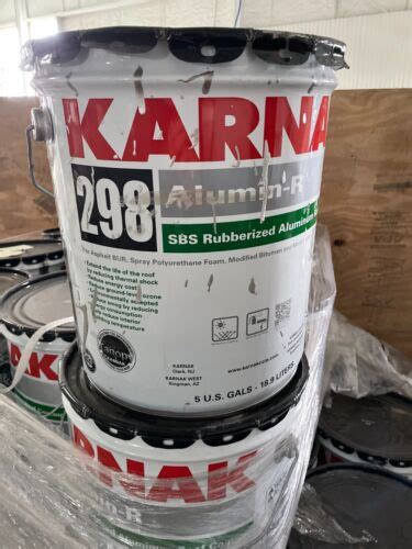 Karnak Alumin R Sba Rubberized Aluminum Roof Coating Ebay