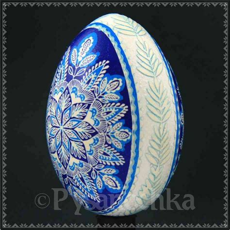 Real Ukrainian Pysanky Goose Pysanka Hand Made Easter Eggchristmas