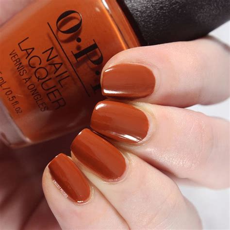 OPI My Italian Is A Lil Rusty Muse Of Milan Fall 2020 Fall Toe