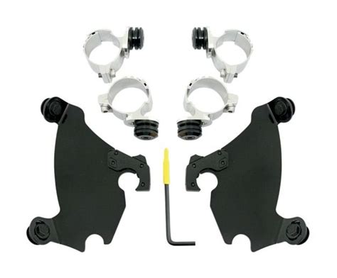 Memphis Shades Gauntlet Fairing Trigger Lock Mount Kit For Harley 1986