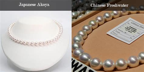 Japanese Akoya Vs Chinese Freshwater Pearls Comparison