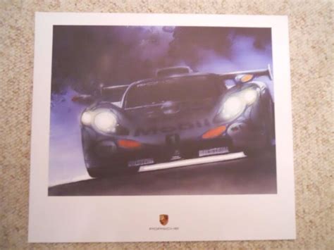 Porsche Le Mans Historic Poster Series Porsche 911 Gt1 Coupe Poster