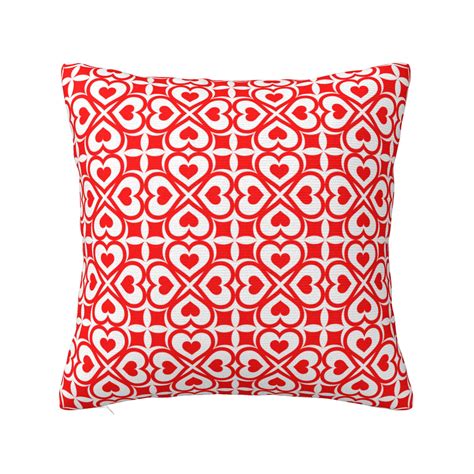 Zicancn Background Red Checker Decorative Throw Pillow Covers Bed