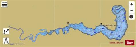 Willow Creek Lake (Fishing Map : US_DL_SD_01259023) | Nautical Charts App