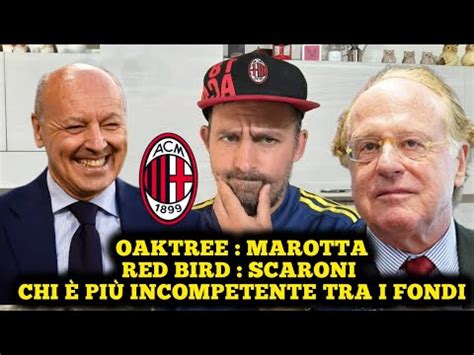 INTER MAROTTA PRESIDENTE MILAN SCARONI PRESIDENTE TRA I DUE FONDI QUAL