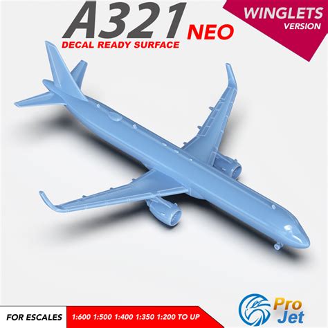 3d File Airbus A321 Neo Winglets Version ️ ・3d Printable Model To