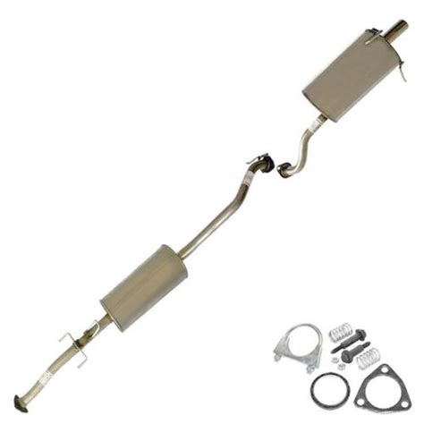 Stainless Steel Resonator Muffler Exhaust System Kit Fits 2007 2009 Crv 24l Ebay