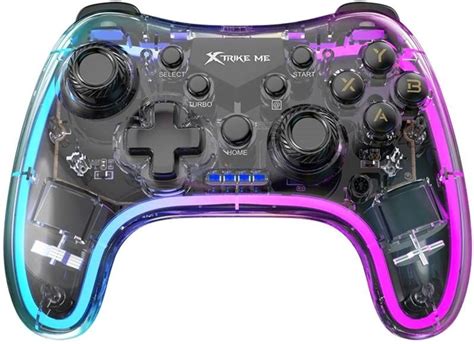 Бездротовий геймпад XTRIKE ME GP 52 Bluetooth RGB PS4 IOS Android PC