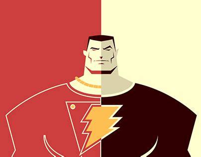 Shazam Black Adam Vector On Behance