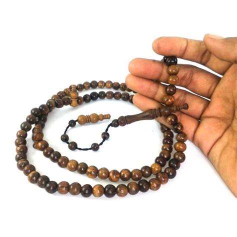 Kayu Kalimantan Agarwood Tasbih Round Fragrant Typical Agarwood