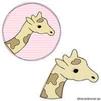 Baby Giraffenkopf Doodle Stickdateien Set Kerstinbremer De