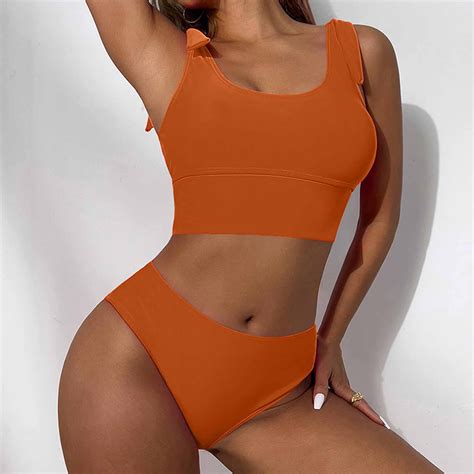 Summer Saving Pimelu Bathing Suit For Women Two Piece Swimsuits For Women Bikini Set Tummy