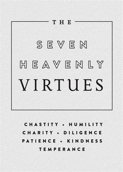 7 Deadly Sins 7 Heavenly Virtues — Catcoq