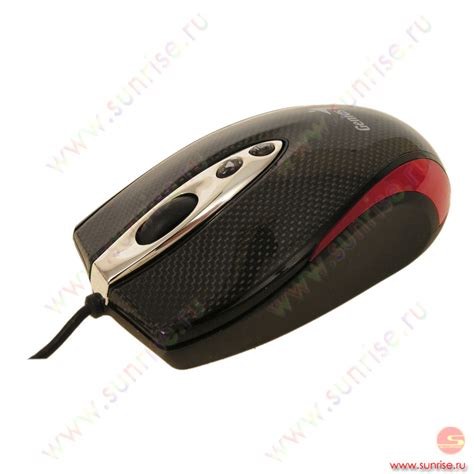 Мышь USB, Genius Navigator 335 Laser, карбоновая панель с красной ...