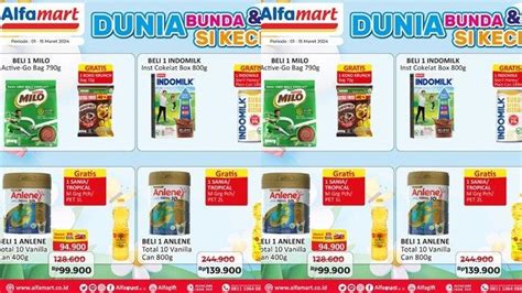 Katalog Promo Alfamart Hari Ini Maret Beli Susu Anlene Gram