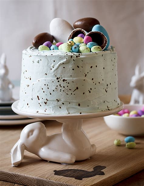 Speckled Vanilla Cake With Marshmallow Easter Egg Filling The Kate Tin