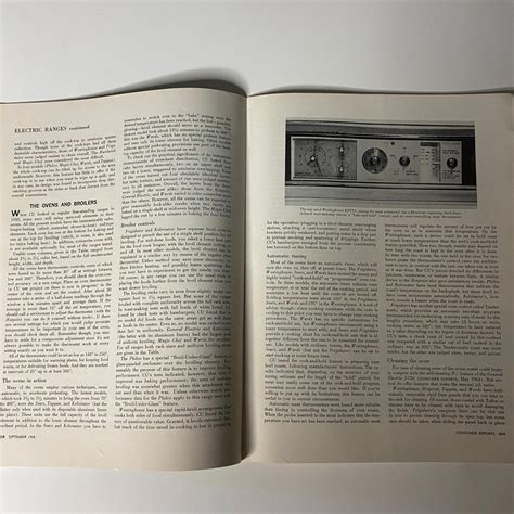 Consumer Reports Sept 1965 Electric Ranges