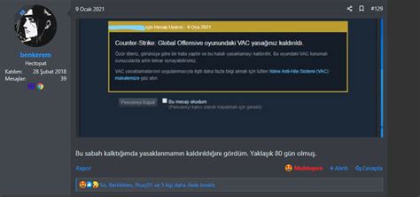 CS GO Da Gereksiz Yere VAC Yedim Sayfa 4 Technopat Sosyal