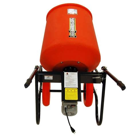 Kushlan Concrete Cement Mixer 3 5 Cu Ft 3 4 HP 120 V Electric Direct