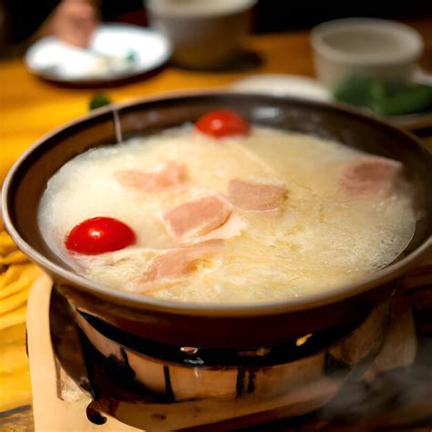 Premium Photo Tonyu Nabe Soy Milk Hot Pot